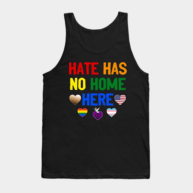 Hate Has No More Here Tank Top by Otis Patrick